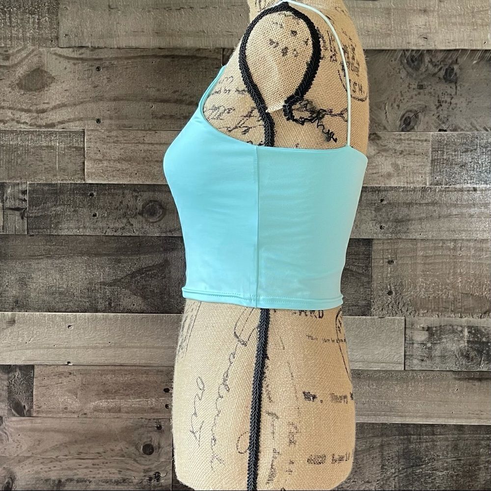ROMWE Crop Cami Light Blue Size Small / S - Picture 4 of 7